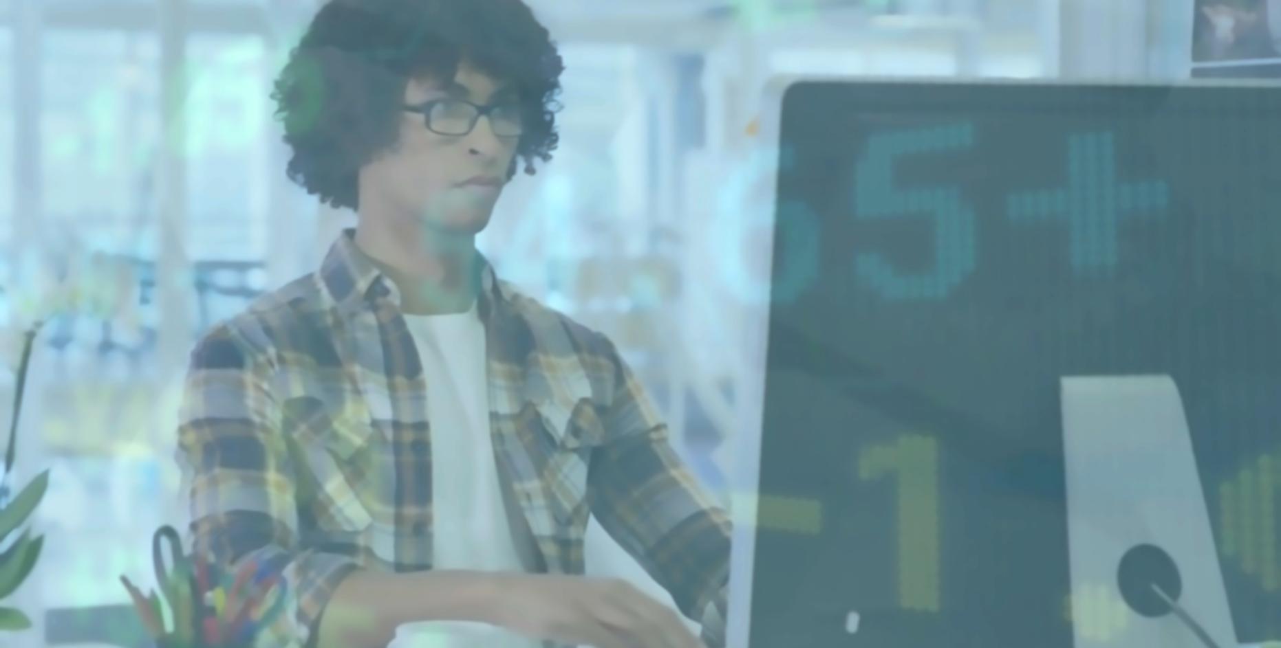 Close-up of mobile game development code review session with instructor feedback